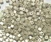50g 3x3mm Matte Silver Tiny Cubes